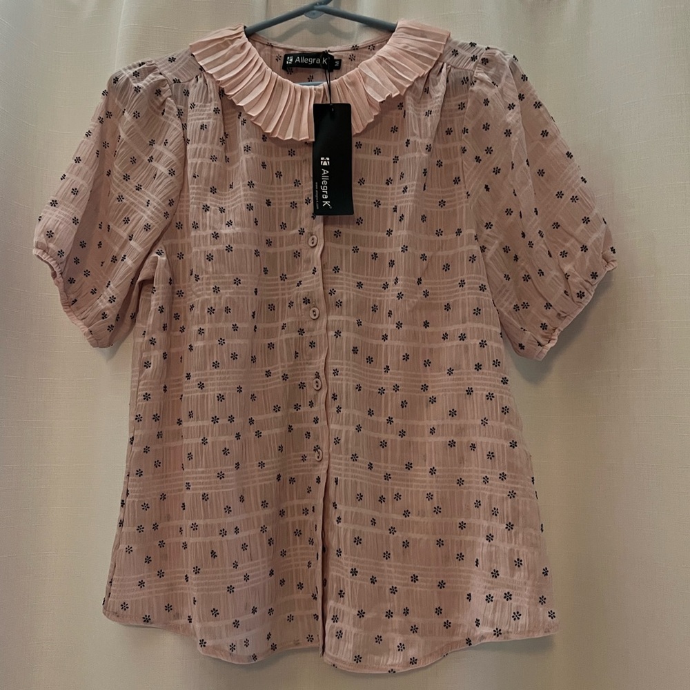 NWT Allegra K Blouse - Medium